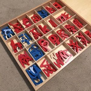 Montessori Moveable Alphabet
